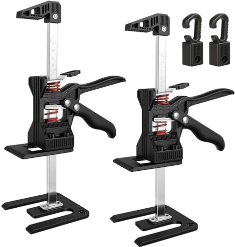 Faazy Labor Saving Arm Tool Jack, 2 Packs Effort Elevator Handheld Lift, Hand Furniture Jack Lift for Installing Cabinets,flooringwindows, Load, 440lbs