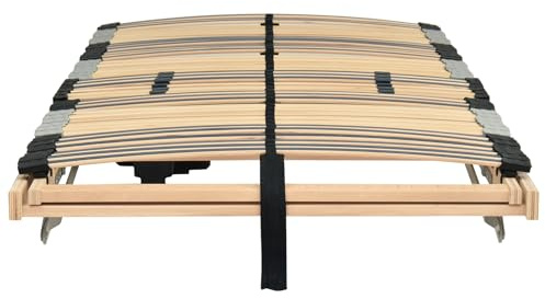 Tidyard Electric Slatted Bed Base – 39 Slats, 7 Zones, 100 x 190 cm Bed Frames Model42015275
