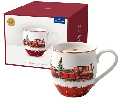 Villeroy & Boch - Annual Christmas Edition Mug 2025 380 ml Multicoloured, Coffee Cup, Mug, Christmas Mug Ceramic, Crockery, collectable, Premium Porcelain