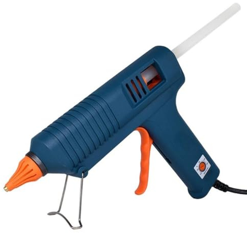 Pistola for colla a caldo da 150 W con regolazione singola della temperatura for lavori artigianali, riparazioni fai te, stick di 11 mm, ugello in rame puro Pistola per colla a caldo