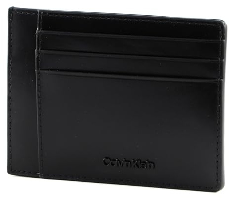 Calvin Klein Ck Median Id Cardholder Geldbörsen, Herren, Schwarz (Ck Black), Os