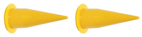 2Pcs Plastic Caulking Gun Tips Sealant Nozzle Caulk Replacement Nozzle Kit for Construction and Industry(Straight Nozzls)
