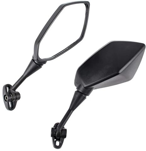 JAYWIS Rückspiegel Motorrad Rückspiegel Umkehr Seite Spiegel Ersatz Zubehör Für Yamaha YZF R1 R6 R25 R15 R125 R3 R1S R1M FZ6R Lenkerspiegel(A)