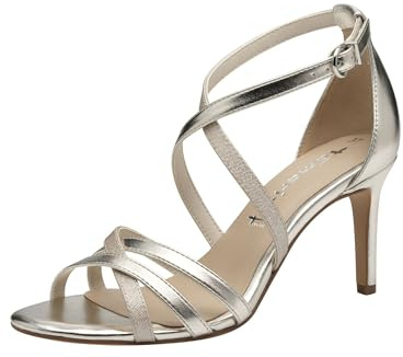 Tamaris sandale femme à talon aiguille métallique 41 EU