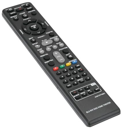 VINABTY AKB73775801 Reemplazó el Control Remoto fit para el Control Remoto del Sistema de Cine en casa LG BLU-Ray AKB73775821 AKB73775813 AKB73775819 BH6540T BH5140 LHB645 BH5140S BH6530T