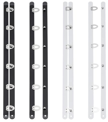 NBEADS 6 par 2 färger rostfritt stål korsett Busk, 31,9 cm urbeningskorsett stängning med 6 krokar ögon för sömnad kvinnors korsett bustier midjetränare bröllop korsett knappar