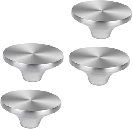 NOLITOY 4pièces Bouton De Couvercle De Casserole Lot De Poignées Acier Inoxydable Pour Couvercle De Casserole Facile à Installer
