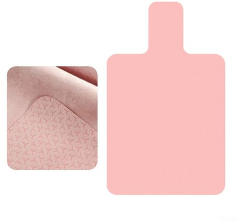 Tapete de pilates, tapete reformador antideslizante que absorbe el sudor, toalla de yoga suave y cálida, portátil, ligera, tapete de ejercicio para pilates, yoga (rosa)