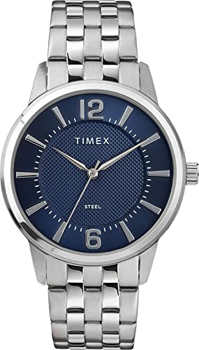 Timex Classics Herren 40mm Edelstahl Armband Uhr