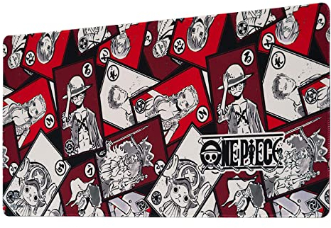 Grupo Erik - Tapis de Souris Gamer XXL One Piece - Tapis de Bureau 80 x 35 cm, Sous Licence Officielle | Sous Main, Tapis de Souris Anime