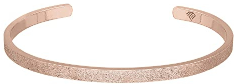 Max Palmer® Armreif in Diamant-Optik | Armband in 4 Farben [03.] - Rosegold