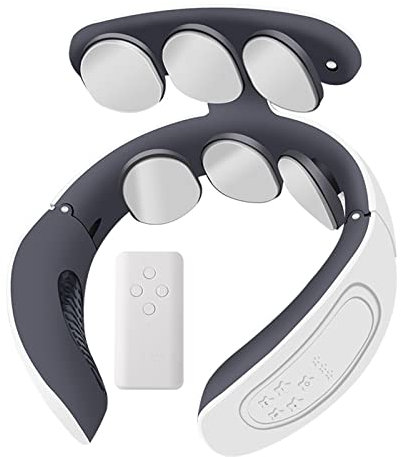 Nackenmassagegerät, tragbar, Nackenmassage, mit Heizfunktion, intelligentes Nackenmassagegerät, Entspannung des Nackens, zur Schmerzlinderung, Massagegerät für Nacken, kabelloses Massagegerät