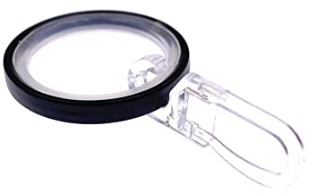 DécoProfi 10x Gardinenringe Vorhangringe mit Haken Schwarz Ø 24mm I Ringe für Gardinenstangen Ø 16mm I Set Geeignet für Vorhang-Gardinenstange