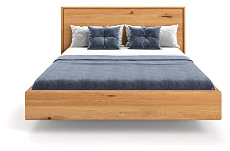 Danzz Valor-Schwebebett, Massivholz, Bett, skandinavisch 200x220 cm