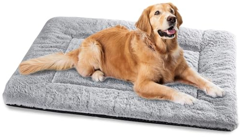 BaoDan Panier Chien, Tapis Chien Grande Taille, 122x75 cm Matelas pour Chiens Lavable Super Doux Dog Bed Imperméable avec Dessous Antidérapant