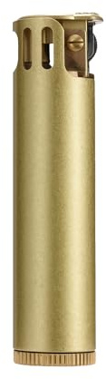 Thorens Briquet au kérosène vintage unique et résistant au vent, flamme douce, rechargeable, pour l'extérieur, compact et portable, jet à double flamme, cuivre, emballage cadeau, pour homme, allumage