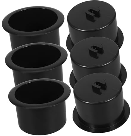 Healifty 6 Piezas Soporte de Vaso para Sofá de Portavasos de Plástico para Reemplazo Organizador de Bebidas para Sofá Barco RV y Coche
