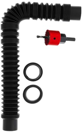 Kit di Collegamento per Recuperatore di Acqua Pioggia,Kit di Collegamento per Serbatoi d'acqua - Adattatore per Barile di Pioggia per Giardino Casa Esterno Sotterraneo Bacino Irrigato