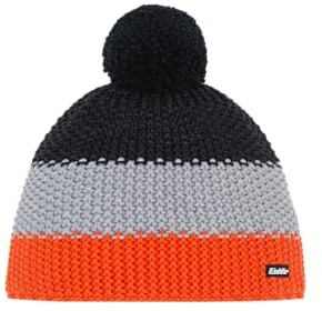 Eisbär Mütze Star Pompon Kids - warme Wintermütze Jungen & Mädchen - 55 cm (7-8 Jahre) - atmungsaktive mit Fleece Innenband Bommelmütze Kindermütze Haube aus Österreich