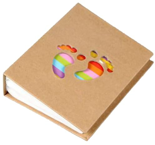 Einsteckalbum 9x13 200/Fotoalbum 13x18 100, Geprägtes Kraftpapier, Robuste Ringbindung – ideal als Hochzeits- oder Reisetagebuch