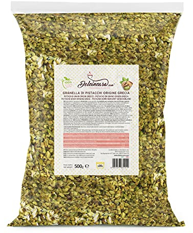 Granella di Pistacchi origine Grecia Busta sottovuoto 250g e 500g (500)