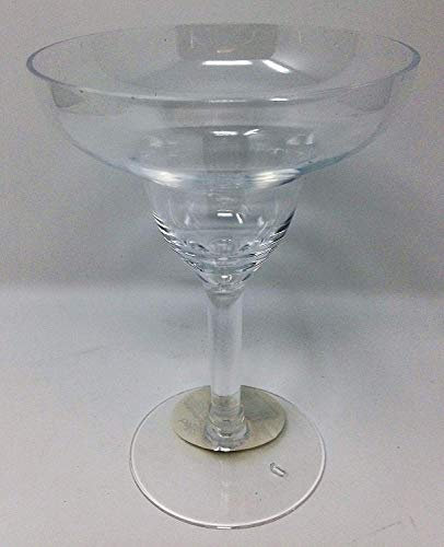 Clear Margarita Cocktail Glass Plastic 17CM Pack of 6