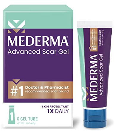 Mederma Advanced Narbengel, 1 x täglich, reduziert das Erscheinungsbild von alten neuen Narben, Nr. 1, von Ärzten empfohlene Marke für Narben, 50 g