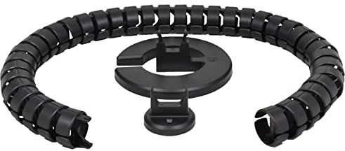 OL Kabelführung rund Kaba 35 Länge:760 mm Design Kabelschlauch Made in Germany Kabelmanagement (schwarz)