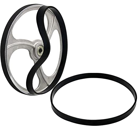 FACULX 2pcs A Nastro Pneumatico A Nastro Gomma Seghe Ruota di Scorrimento Anello di Gomma 8-14 Pollici Lavorazione Del Legno Seghe A Banda Pneumatici Ruota di Scorrimento Anello Parti