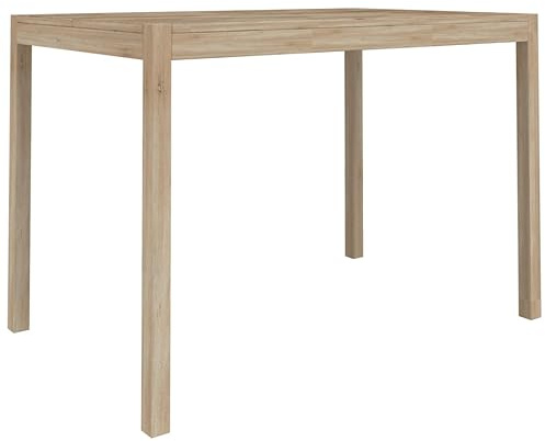 vidaXL Esstisch, Esszimmertisch mit Holzrahmen, Küchentisch für Esszimmer Küche Restaurant, Speisetisch Holztisch Tisch, Massivholz Akazie