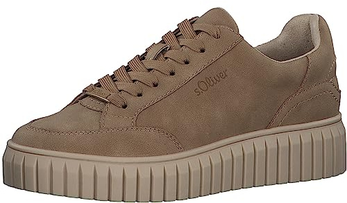 S.Oliver Damen 5-23645-41 Sneaker, Camel, 40 EU