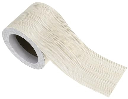 PATIKIL Klebeband Holzoptik 5cm x 10m Holzmaserung Reparaturband 2 x33ft, Strukturiertes Reparaturband zur Reparatur von Tür, Schränken, Tisch, weißes Ahornholz