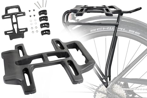 BISOMO Fahrrad Gepäckträger Adapter SNAPIT 2.0 Connect, universal - Macht alle Gepäckträger Snap-it 2 kompatibel, für Träger ohne System