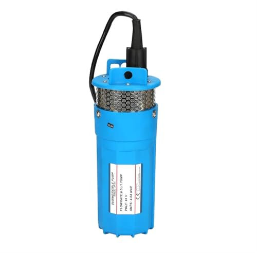 1pcs 12V 24V 220V 6L/min Lift=70m Deep Well Submersible Pump for Solar Energy Panels Small Mini Electric Water Transfer Pumps(12V,Blue)