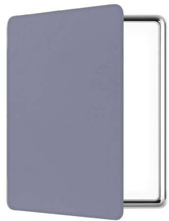 Stianiiie Hülle für Amazon Kindle (10. Generation, 2019) Premium PU Leder & klare Acryl Minimalistische Hülle für Kindle Hülle