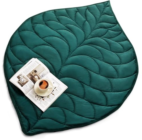 Gewichtsdecke für Erwachsene, 4,5 kg, 152,4 x 198,1 cm, waschbare Decken, Grün | Weiche schwere Decke in Queen-Size-Größe, große gewichtete Decken mit Glasperlen für Stressabbau und Schlafförderung