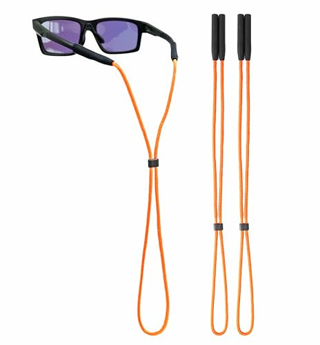 80Days Verstellbares Brillenband aus Nylon – Brillenhalter mit Silikon-Enden, sicherer Halt für Brillen & Sonnenbrillen, ideal beim Sport, Lesen & im Alltag