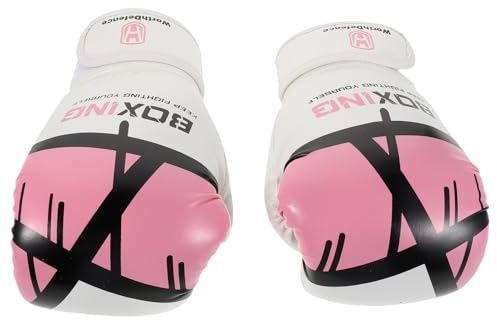 iplusmile Guantoni Da Boxe Per Ragazzo Ragazza Guanti Da Kickboxing Traspiranti Guanti Da Boxe in Pu Attrezzatura Da Combattimento Per Ragazzo Ragazza Taekwondo Per Allenamento Sportivo