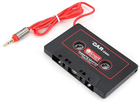 ZDETGU Adaptateur Cassette vers 3,5 Mm, Convertisseur de Voiture pour Smartphones MP3 MP4, Lecture de Musique Numérique sur Lecteurs de Cassettes, Design Rétro pour Véhicules