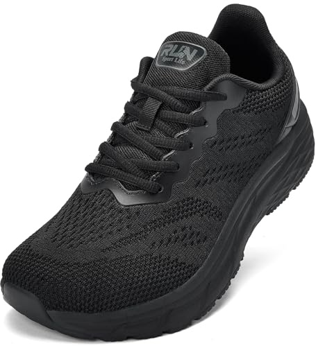 Trigo Wide Toe Box Shoes for Men - Cushioned Road Running Shoe Non Slip Mens Walking Sneakers for Width Feet Comfortable Athletic Gym Workout Sneaker