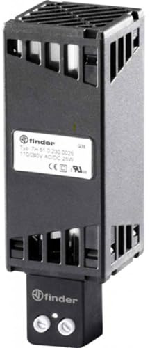 Riscaldatore da quadro - 50 W, AC (50/60 Hz)/DC, Safe touch, installazione verticale - Tipo 7H5102300050 - Serie 7F Finder