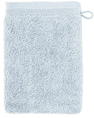 Möve Superwuschel - Manopla de baño (20 x 15 cm, 100% algodón), Color Plateado