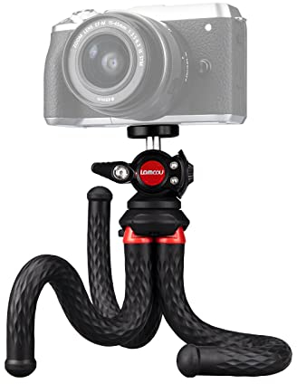 Lammcou Wildkamera Stativ Mini-Stative Reisestativ Fotostativ Dreibeinstativ Flexibel Klein Octopus Handstativ Kamerastativ für Kamera Camcorder Leuchte Webcam Tripod, 1pcs