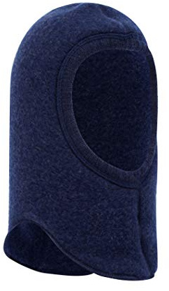 Joha Schlupfmütze - Wolle Unisex, 54 cm, Marineblau