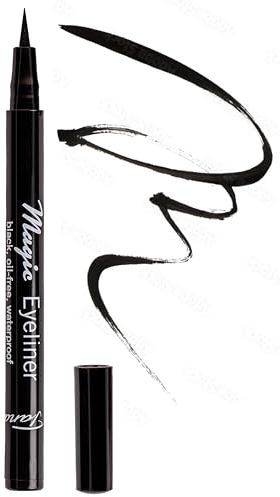 Tana Magic Eyeliner Schwarz 0,9g – Flüssiger Präzisions-Eyeliner mit deckendem Finish, wasserfest, Made in Germany – Für alle Hauttypen