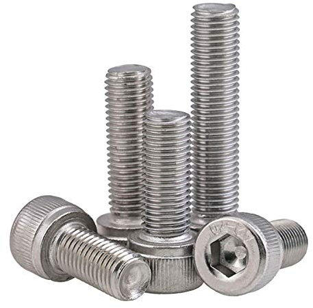 1-5pcs M6 / M8 / M10 304 Edelstahl-Feingewinde Hex Sechskant Cap Head Screw Pitch 0,75/1,0/1,25 mm Befestigungsschrauben, M10X1.25X20 (2ST)