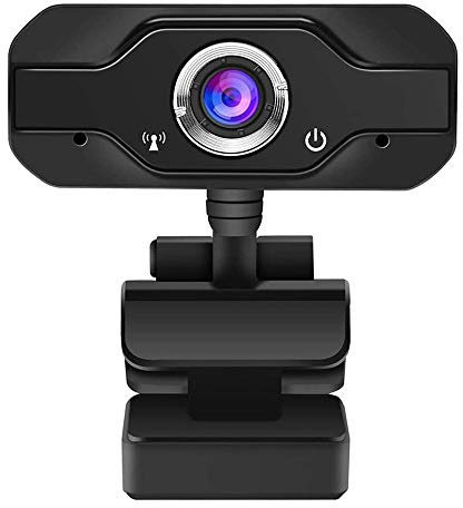 Jia Hu webcam 1 pièce webcam HD 1080P webcam avec flux microphone intégré pour réunions à domicile