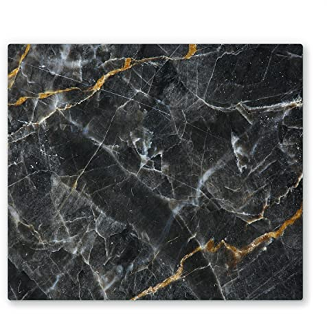 60x52cm - Herdabdeckplatte, Herdabdeckung für Glaskeramik-Kochfelder, Gehärtetes Glas, 60x52cm, mehrfarbig, Schneideplatte