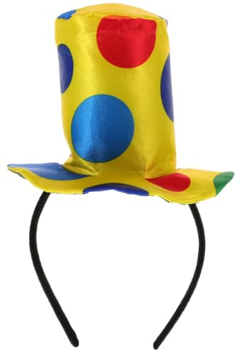 TOYANDONA Clown-Stirnband Clown-Hut Karnevalskostüm Lustige Performance-Stütze Clown-Kopfschmuck Für Erwachsene Kinder