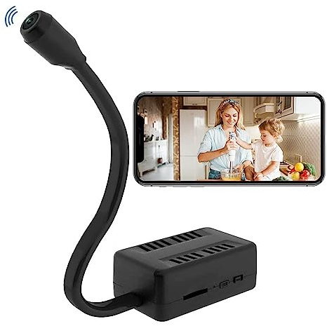 Mini Security Hidden Camera, HD 1080P X7 WIFI Camera Surveillance Camera with Small Adjustable Snake Lens, Tiny Snake Lens Camera Home Security Cameras Secret Surveillance Cam